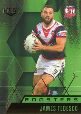 2022 NRL Elite Emerald Mojo - ME123 James Tedesco Sydney Roosters