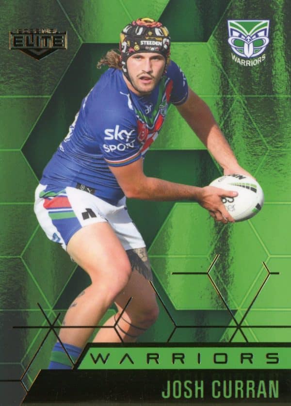 2022 NRL Elite Emerald Mojo - ME129 Josh Curran Warriors