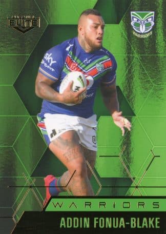 2022 NRL Elite Emerald Mojo - ME130 Addin Fonua-Blake Warriors