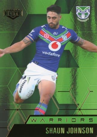 2022 NRL Elite Emerald Mojo - ME132 Shaun Johnson Warriors