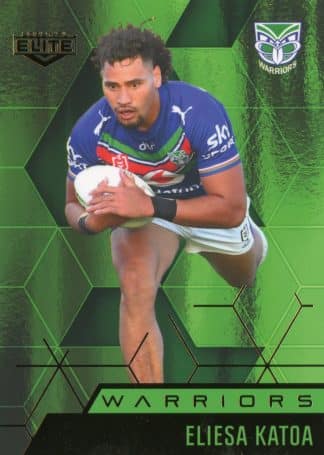 2022 NRL Elite Emerald Mojo - ME133 Eliesa Katoa Warriors