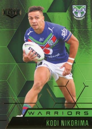 2022 NRL Elite Emerald Mojo - ME134 Kodi Nikorima Warriors