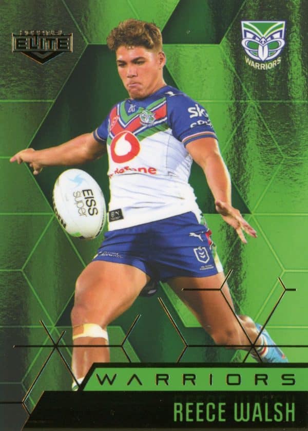 2022 NRL Elite Emerald Mojo - ME135 Reece Walsh Warriors