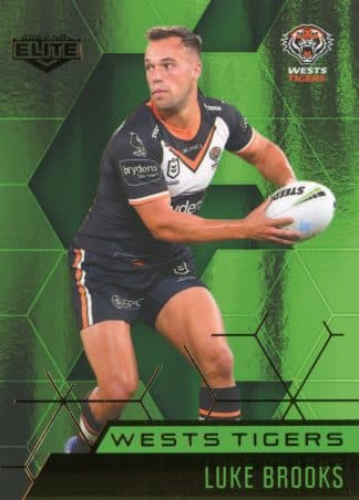 2022 NRL Elite Emerald Mojo - ME137 Luke Brooks Wests Tigers