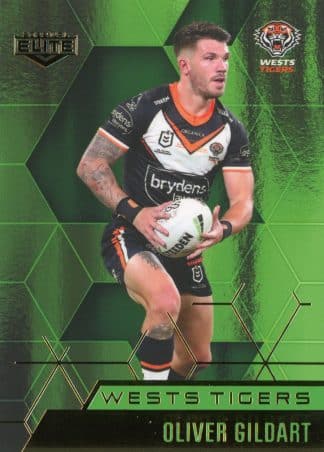 2022 NRL Elite Emerald Mojo - ME138 Oliver Gildart Wests Tigers