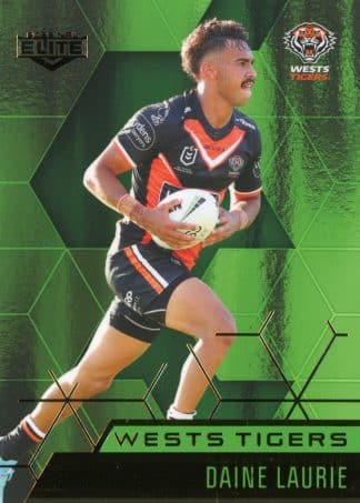 2022 NRL Elite Emerald Mojo - ME140 Daine Laurie Wests Tigers