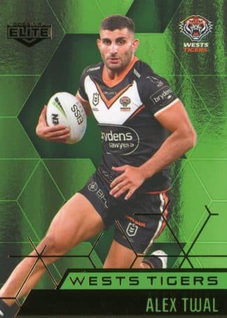 2022 NRL Elite Emerald Mojo - ME143 Alex Twal Wests Tigers