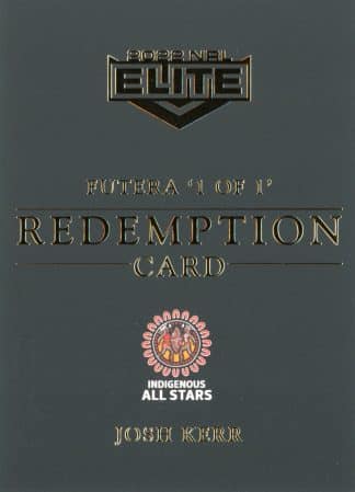 2022 NRL Elite Futera 1 Of 1 - F4 Josh Kerr Indigenous All-Star