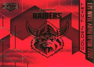 2022 NRL Elite Golden Ticket - GT02 Canberra Raiders