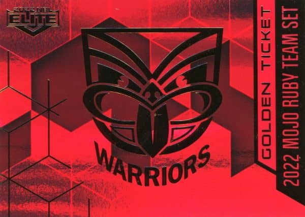 2022 NRL Elite Golden Ticket - GT15 Warriors
