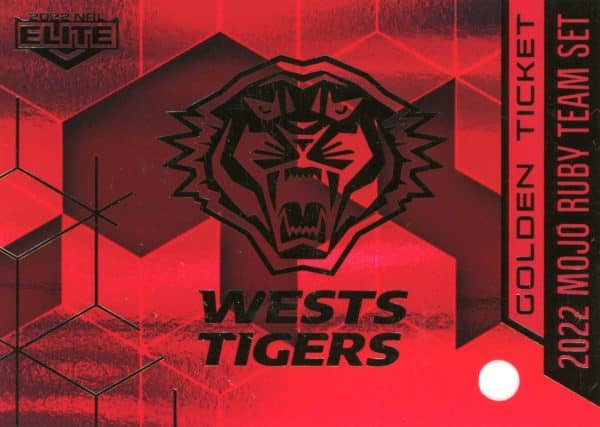 2022 NRL Elite Golden Ticket - GT16 Wests Tigers - Image 4