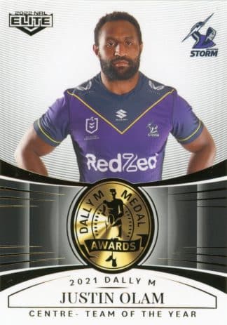 2022 NRL Elite Dally M Awards - DM05 Justin Olam Melbourne Storm