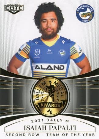 2022 NRL Elite Dally M Awards - DM11 Isaiah Papali'i Parramatta Eels