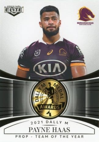 2022 NRL Elite Dally M Awards - DM13 Payne Haas Brisbane Broncos