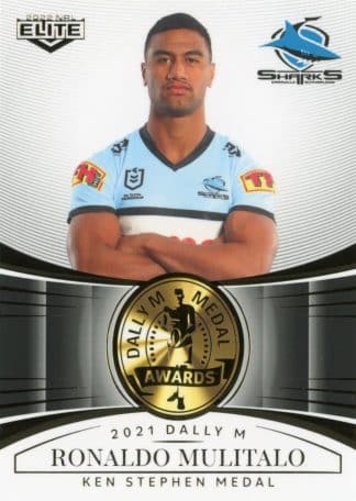 2022 NRL Elite Dally M Awards - DM18 Ronaldo Mulitalo Cronulla Sharks