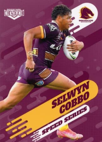 2022 NRL Elite Speed Series - SS01 Selwyn Cobbo Brisbane Broncos