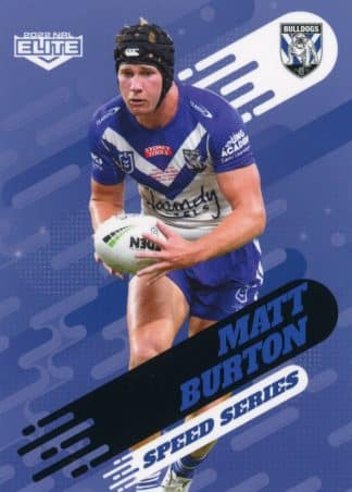 2022 NRL Elite Speed Series - SS06 Matt Burton Canterbury Bulldogs