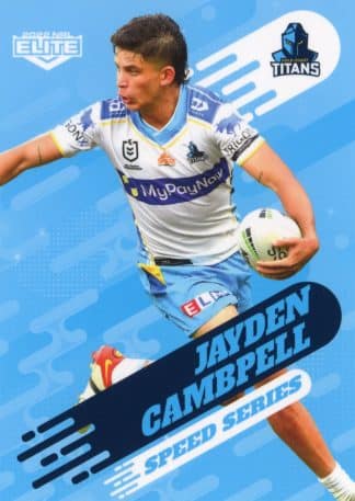 2022 NRL Elite Speed Series - SS09 Jayden Campbell Gold Coast Titans