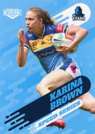 2022 NRL Elite Speed Series - SS35 Karina Brown Gold Coast Titans