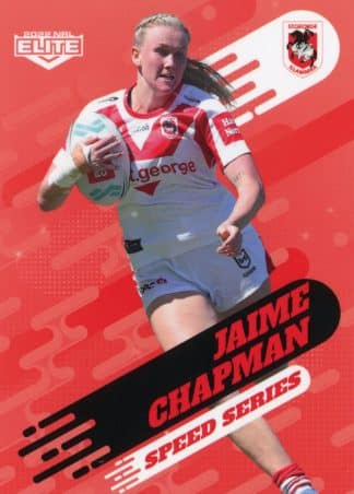 2022 NRL Elite Speed Series - SS42 Jaime Chapman St George Dragons