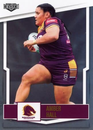 2022 NRL Elite Women - NRLW008 Amber Hall Brisbane Broncos