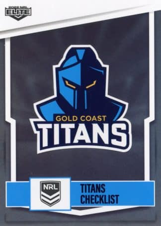 2022 NRL Elite Women - NRLW010 Checklist Gold Coast Titans