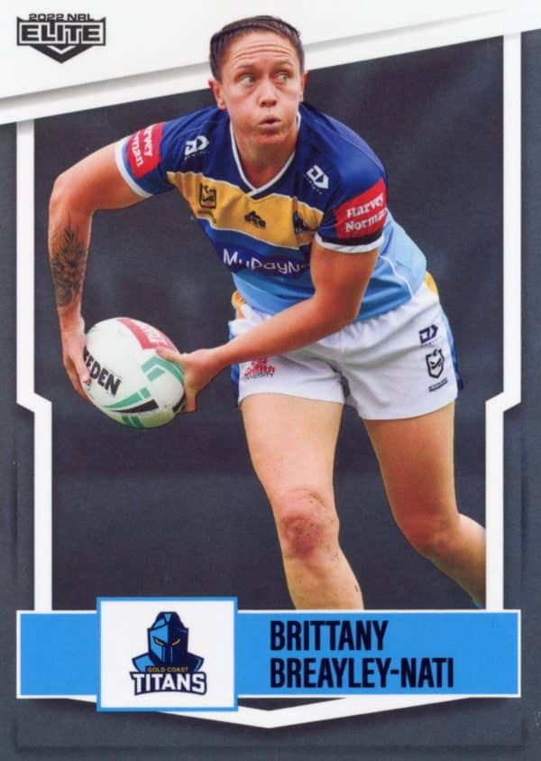 2022 NRL Elite Women - NRLW011 Brittany Breayley Gold Coast Titans