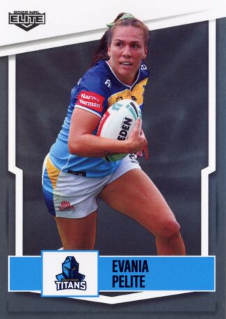 2022 NRL Elite Women - NRLW018 Evania Pelite Gold Coast Titans