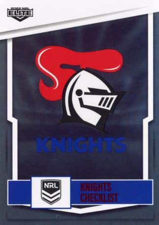 2022 NRL Elite Women - NRLW019 Checklist Newcastle Knights