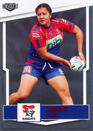 2022 NRL Elite Women - NRLW022 Charntay Poko Newcastle Knights