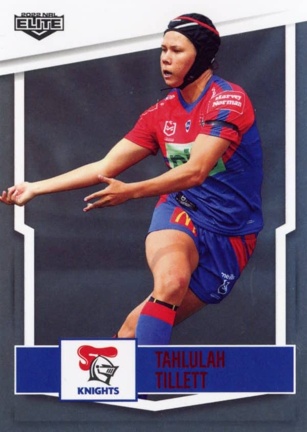 2022 NRL Elite Women - NRLW026 Tahlulah Tillett Newcastle Knights