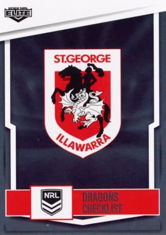 2022 NRL Elite Women - NRLW037 Checklist St George Dragons