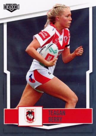2022 NRL Elite Women - NRLW040 Teagan Berry St George Dragons