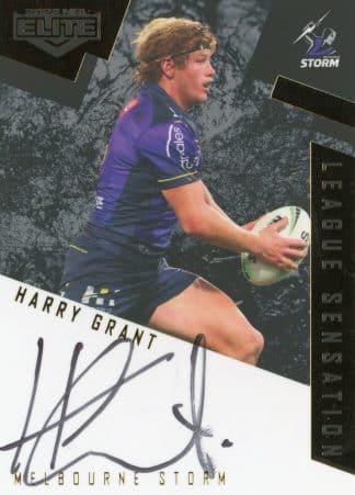2022 NRL Elite League Sensations Black - LSB07 Harry Grant Melbourne Storm