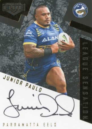 2022 NRL Elite League Sensations Black - LSB10 Junior Paulo Parramatta Eels