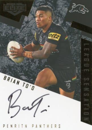 2022 NRL Elite League Sensations Black - LSB11 Brian To'o Penrith Panthers