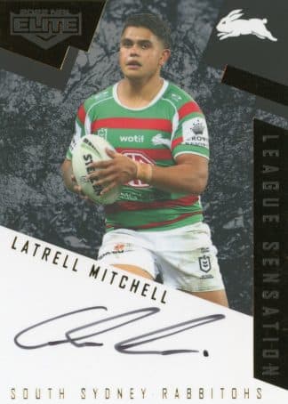 2022 NRL Elite League Sensations Black - LSB12 Latrell Mitchell South Sydney Rabbitohs