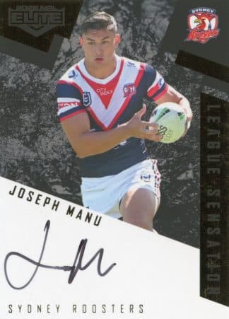 2022 NRL Elite League Sensations Black - LSB14 Joseph Manu Sydney Roosters