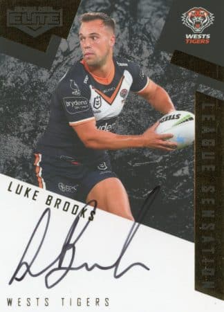 2022 NRL Elite League Sensations Black - LSB16 Luke Brooks Wests Tigers