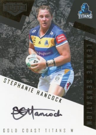 2022 NRL Elite League Sensations Black - LSB18 Stephanie Hancock Gold Coast Titans