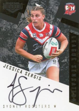 2022 NRL Elite League Sensations Black - LSB22 Jessica Sergis Sydney Roosters