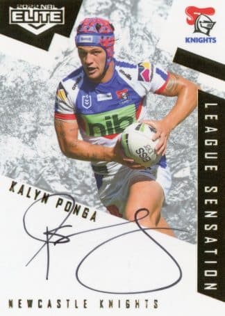 2022 NRL Elite League Sensations White - LS08 Kalyn Ponga Newcastle Knights