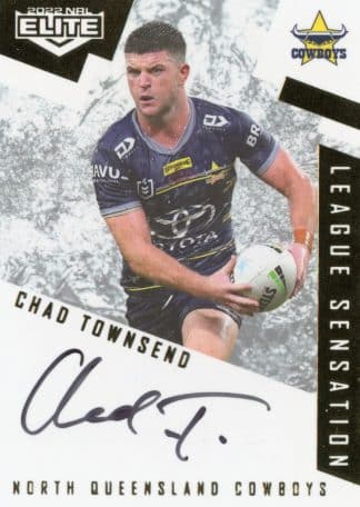 2022 NRL Elite League Sensations White - LS09 Chad Townsend North QLD Cowboys
