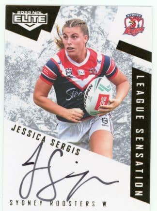 2022 NRL Elite League Sensations White - LS22 Jessica Sergis Sydney Roosters
