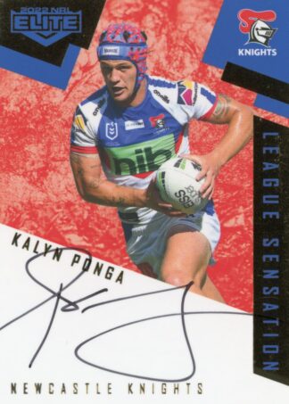 2022 NRL Elite League Sensations Team - LST08 Kalyn Ponga Newcastle Knights