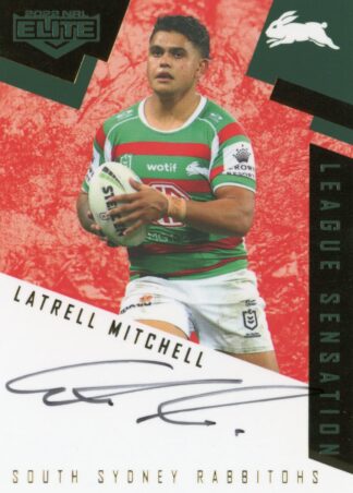 2022 NRL Elite League Sensations Team - LST12 Latrell Mitchell South Sydney Rabbitohs