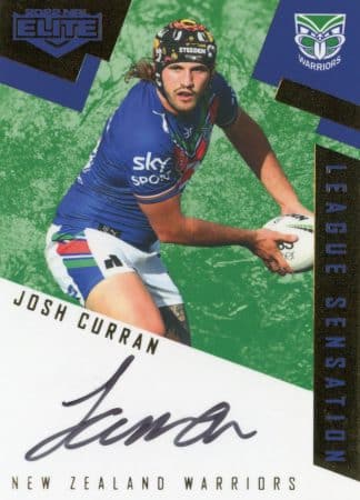 2022 NRL Elite League Sensations Team - LST15 Josh Curran Warriors
