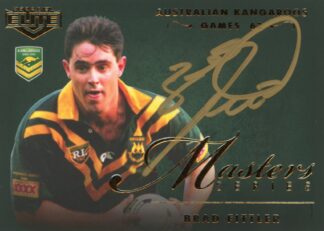 2022 NRL Elite Masters Signature - MSS1 Brad Fittler Australian Kangaroos