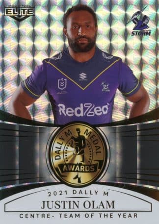 2022 NRL Elite Dally M Awards Priority - DMP05 Justin Olam Melbourne Storm