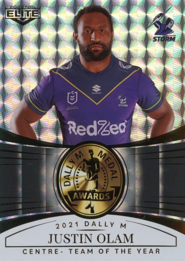 2022 NRL Elite Dally M Awards Priority - DMP05 Justin Olam Melbourne Storm